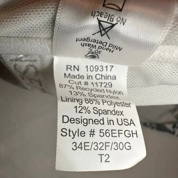 Sunsets tropical print bathing suit bottoms women’s size  M; top 34E/32f/30g - Picture 12 of 13